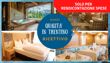 BANDO QUALITÀ IN TRENTINO: STRUTTURE RICETTIVE TURISTICHE BANDO QUALITÀ IN TRENTINO: STRUTTURE RICETTIVE TURISTICHE